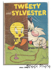 Tweety and Sylvester #01 © June 1952 Dell 4c406